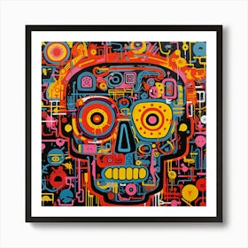 Skull Of The Day 3 Art Print