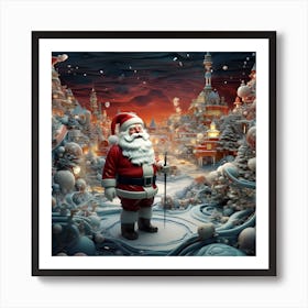 Santa Claus 4 Art Print