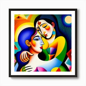 Mother love  Art Print