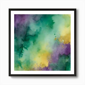 Abstract Watercolor Painting 8 Art Print