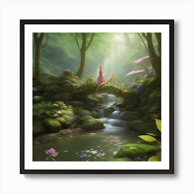 Cinderella's forest Art Print