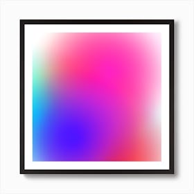 Abstract Colorful Background 20 Art Print