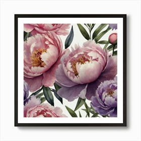 Peonies 2 Art Print