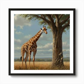 Giraffe Art Print