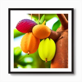 Fruit On A Tree 30 Art Print