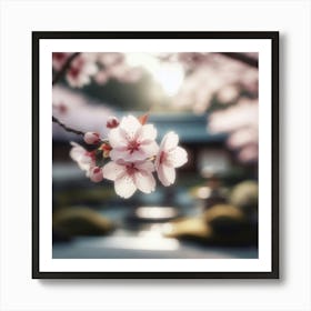 Cherry Blossoms Art Print