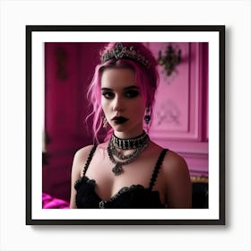 Gothic Beauty 10 Art Print