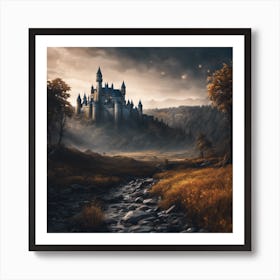 Castle In The Forest 3 Art Print
