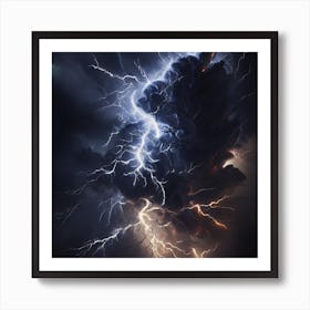 Lightning 2 Art Print