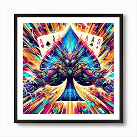 Ace Of Spades 1 Art Print