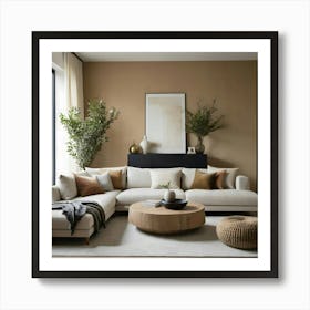 Modern Living Room 55 Art Print