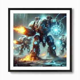 Elemental War Machines Converted Art Print