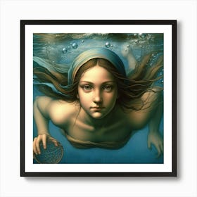 Mermaid 9 Art Print