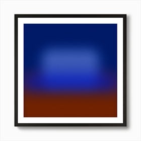 Blurred Square - Intense I Art Print