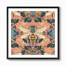 Bees Bee Insect Bug Art Print