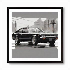 Toyota Celica 3 Art Print