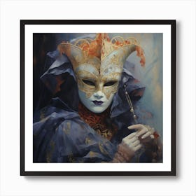 Venice Mask 4 Art Print