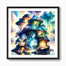 Fairytale Island 1 Art Print