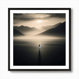 Light In The Mist Art Print