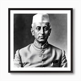 Jawahar Lal nehru G Art Print