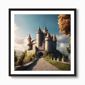 Castle Stock Videos & Royalty-Free Footage Art Print