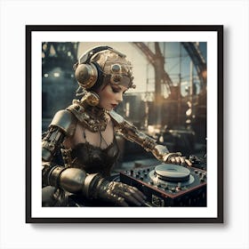 Steampunk Dj 6 Art Print