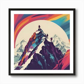 Mountain In The Sky Art Print