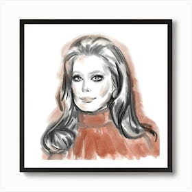 Catherine Deneuve Art Print