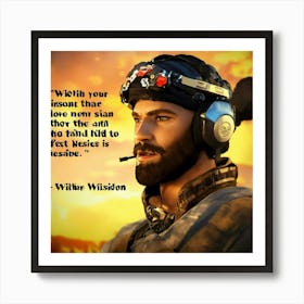 Share Top Quote Gaming Wisdom Memorable Sayings In (3) Art Print