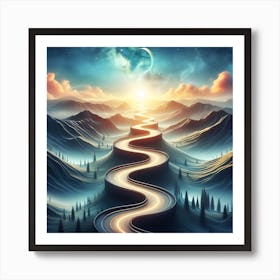 Road To Heaven Art Print