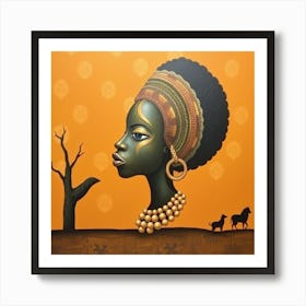 African Woman 2 Art Print