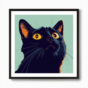 Black Cat 24 Art Print