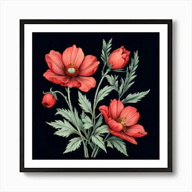 Red Poppies 4 Art Print