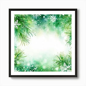 A Watercolour Style Depiction Of A Festive Environment Weaving Together Elements Of Magic And Celeb (1) Art Print