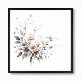 Flower of Ikebana 3 Art Print