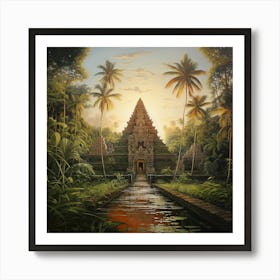 Temple In The Jungle 9 Art Print