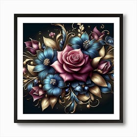 Floral Bouquet Art Print