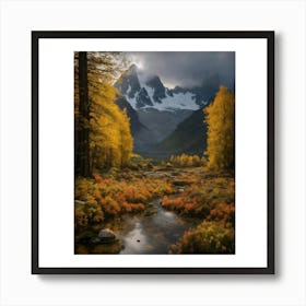 Autumn In The Mountains 6 Art Print