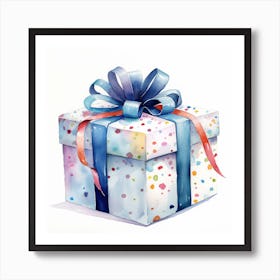 Marion7114 Extravagantly Wrapped Gift Watercolor White Backgrou 24b216bb B57e 4fa9 8942 92a5ce48be34 Poster