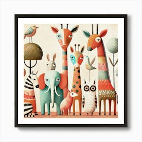 Surreal Animals 012 Art Print