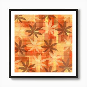 Leaf Pattern Art Print