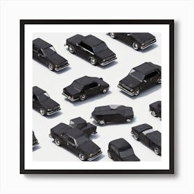 Black Cars 1 Art Print