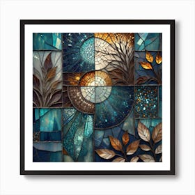 Stained Glass Art Art Print