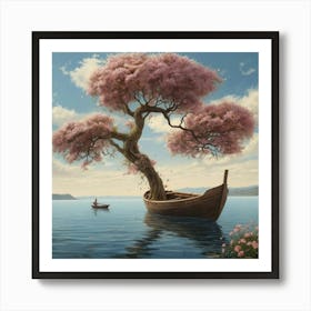 Cherry Blossom Tree Art Print