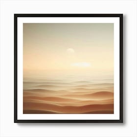 Desert Landscape 4 Art Print