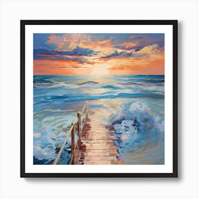 Deck of Reflections Art Print