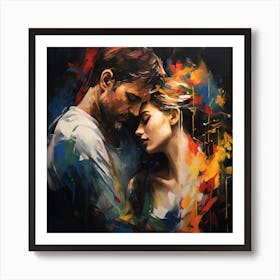 Love Couple Art Print