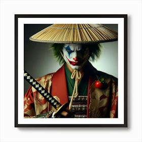 Asian Clown Art Print