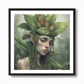 Elven Girl 6 Art Print