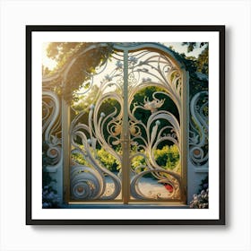 Gate To The Garden Art Print